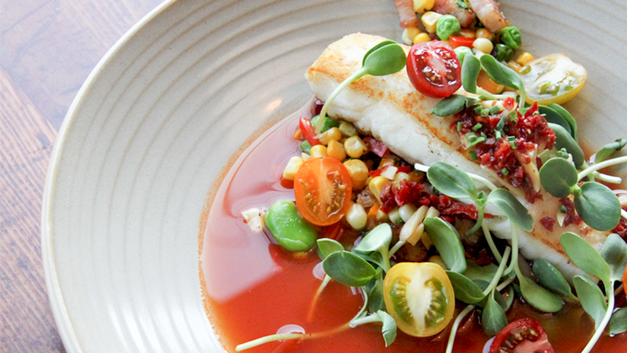 This East Vancouver Chefs Fresh Halibut And Corn Succotash Celebrates