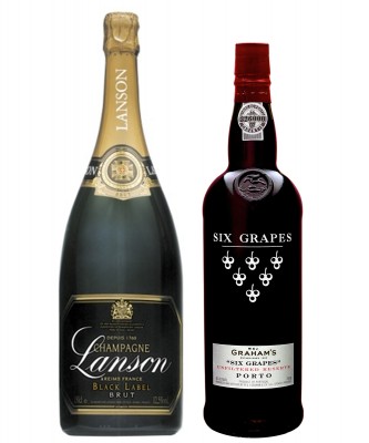 MONTECRISTO Blog: Lanson Brut and Graham's Six Grapes Port