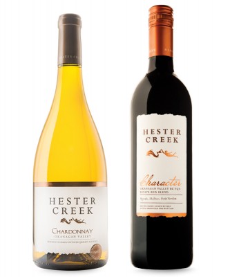 MONTECRISTO Blog: Hester Creek Chardonnay and Character Red