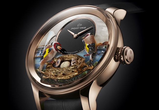 Jaquet Droz Watch Grande Seconde Quantieme Grand Feu Enamel Ad - Advert  Gallery | Creative watch, Digital watch face, Watches photography