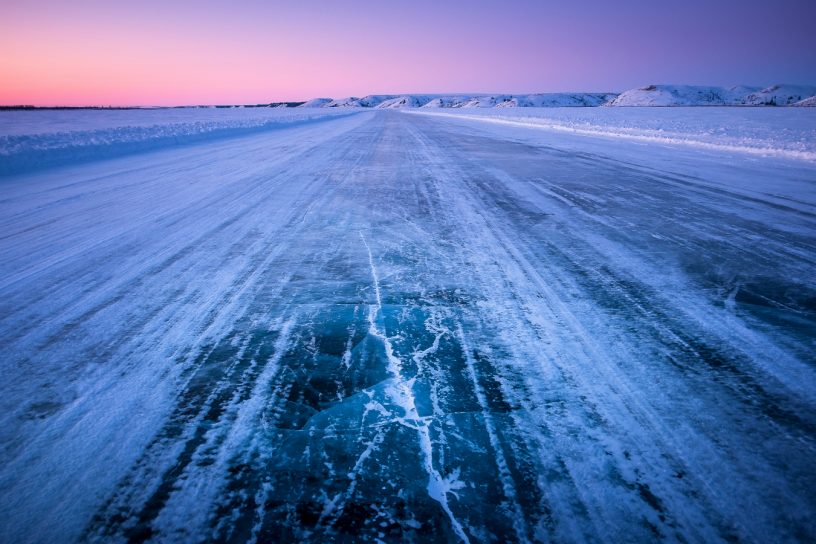 Northern Canada ice road