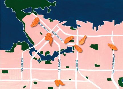 A Vancouver Chicken Wing Map