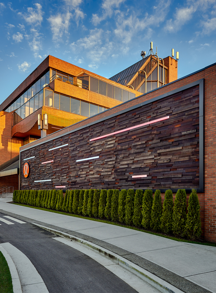 Lululemon Headquarters Building in Vancouver, BC, Canada Stock