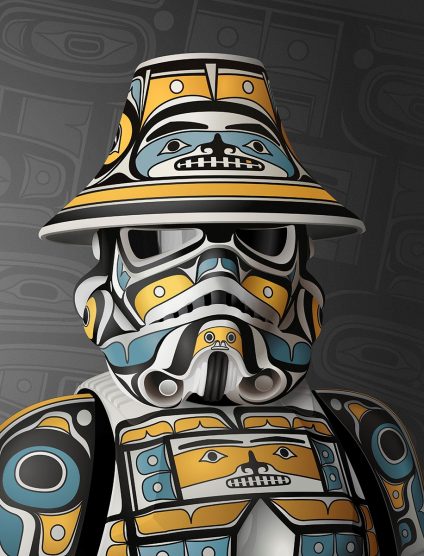 The Artist Who Blends His Love of Star Wars with Indigenous Art