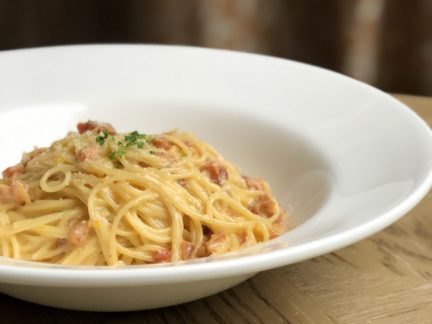 spaghettini carbonara recipe