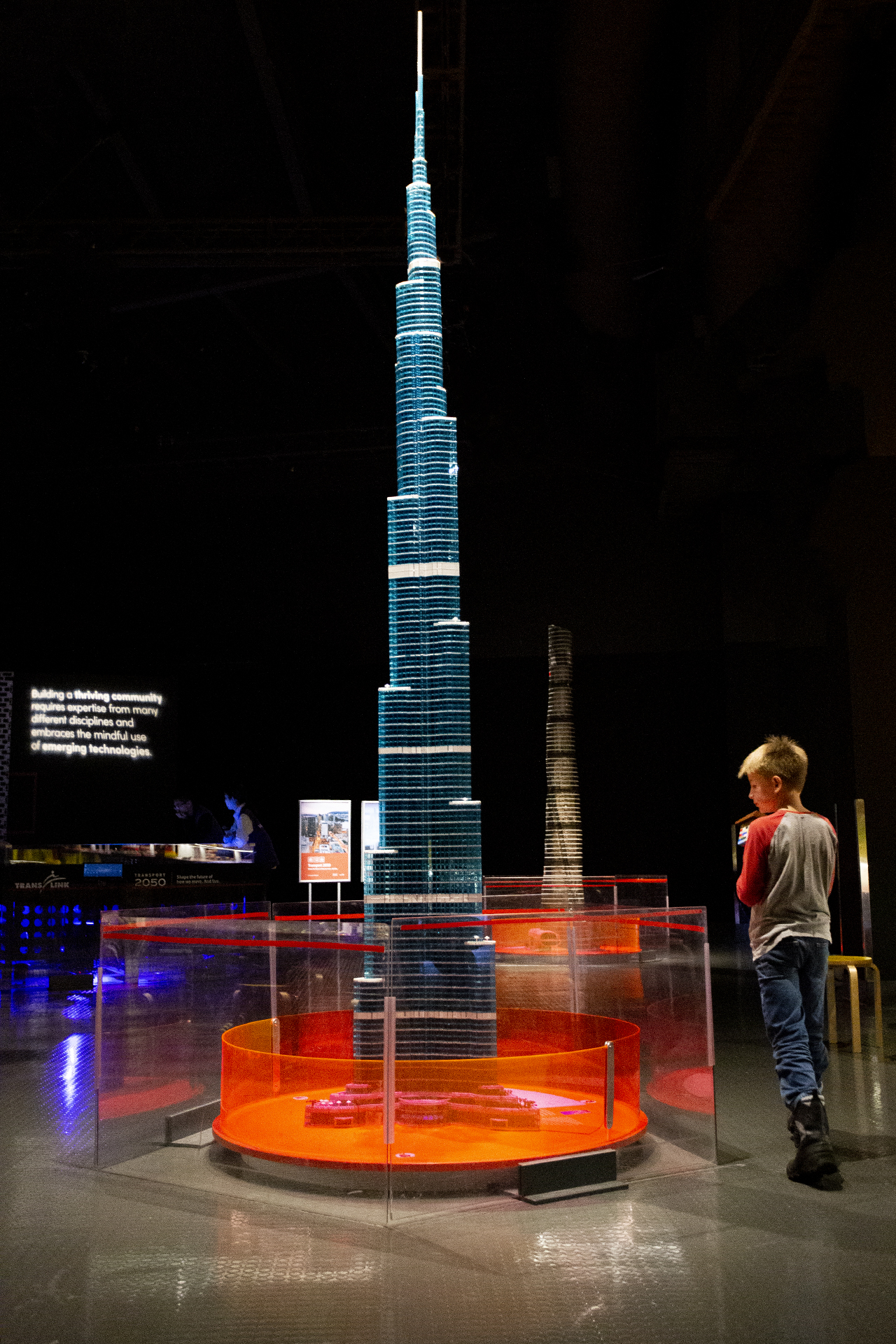 Burj Khalifa in Lego bricks