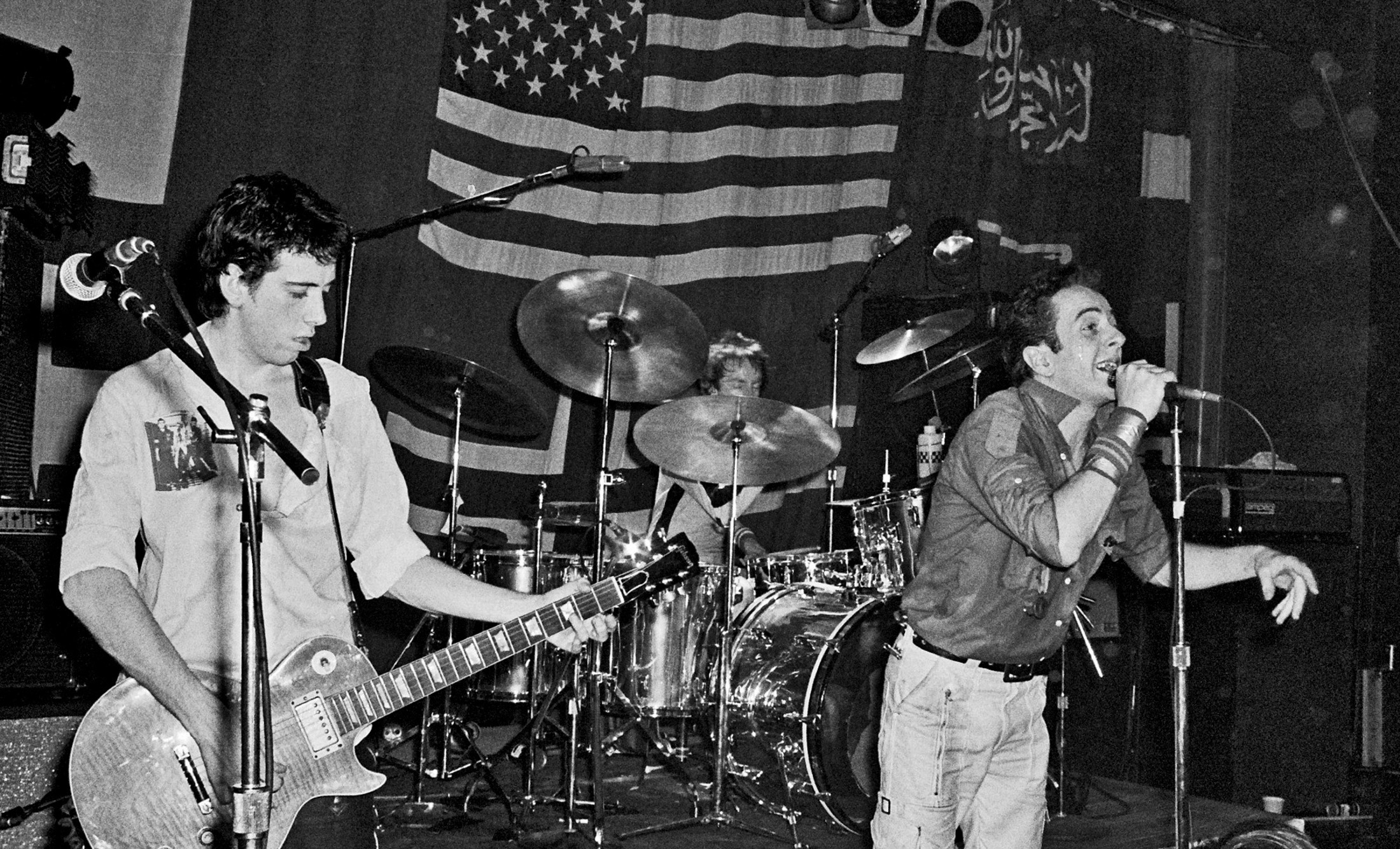 the clash on stage