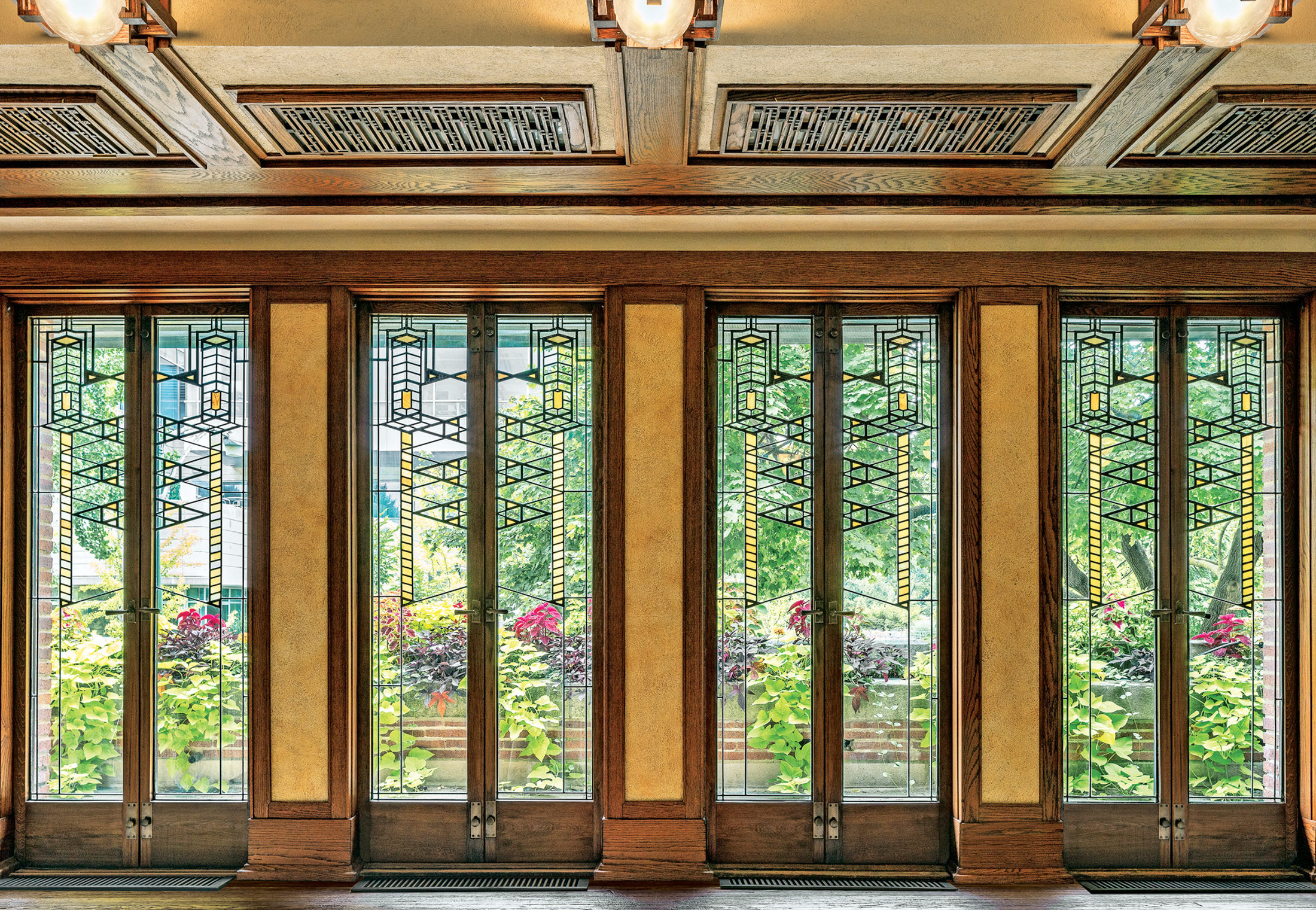 Frank Lloyd Wright Robie House Windows