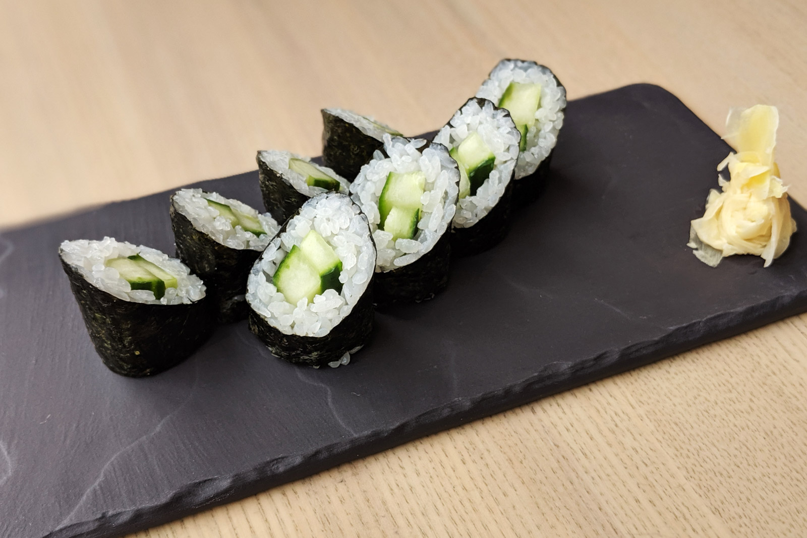 Vegetable maki from Miku chef