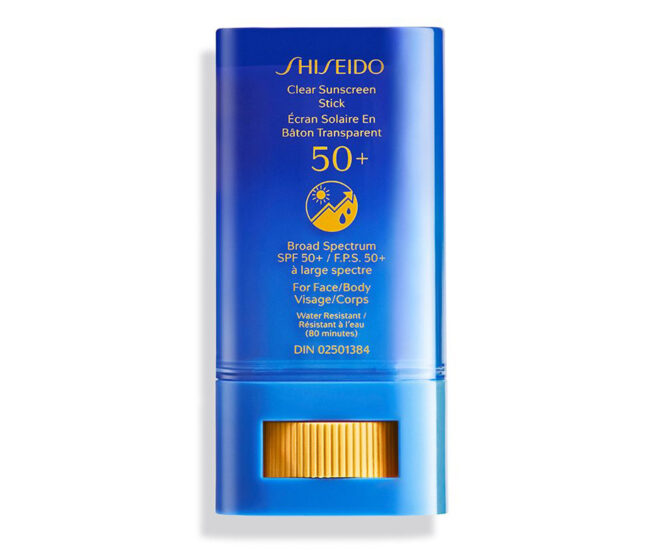 shiseido clear sunscreen stick