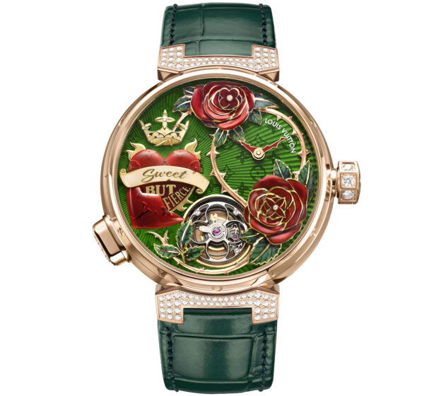 Elegant green watch