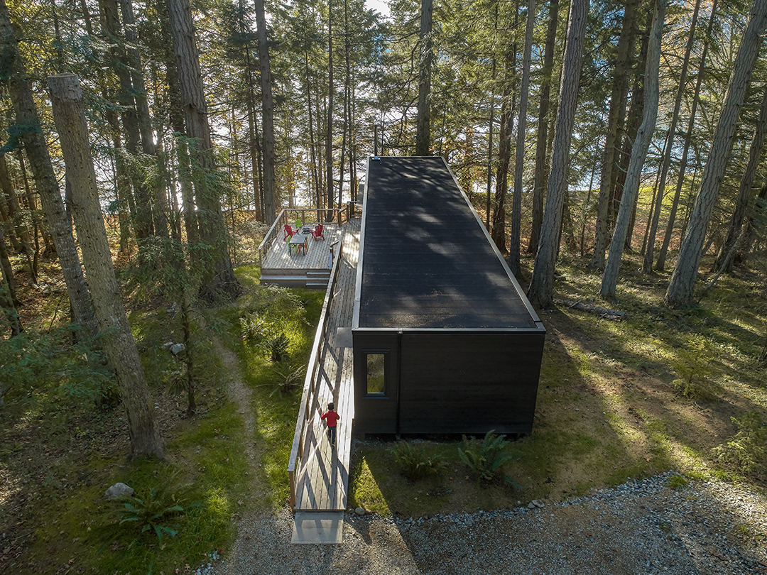 Forest Cabin. Helen Pang Architecture. Photo by Andrew Latreille.