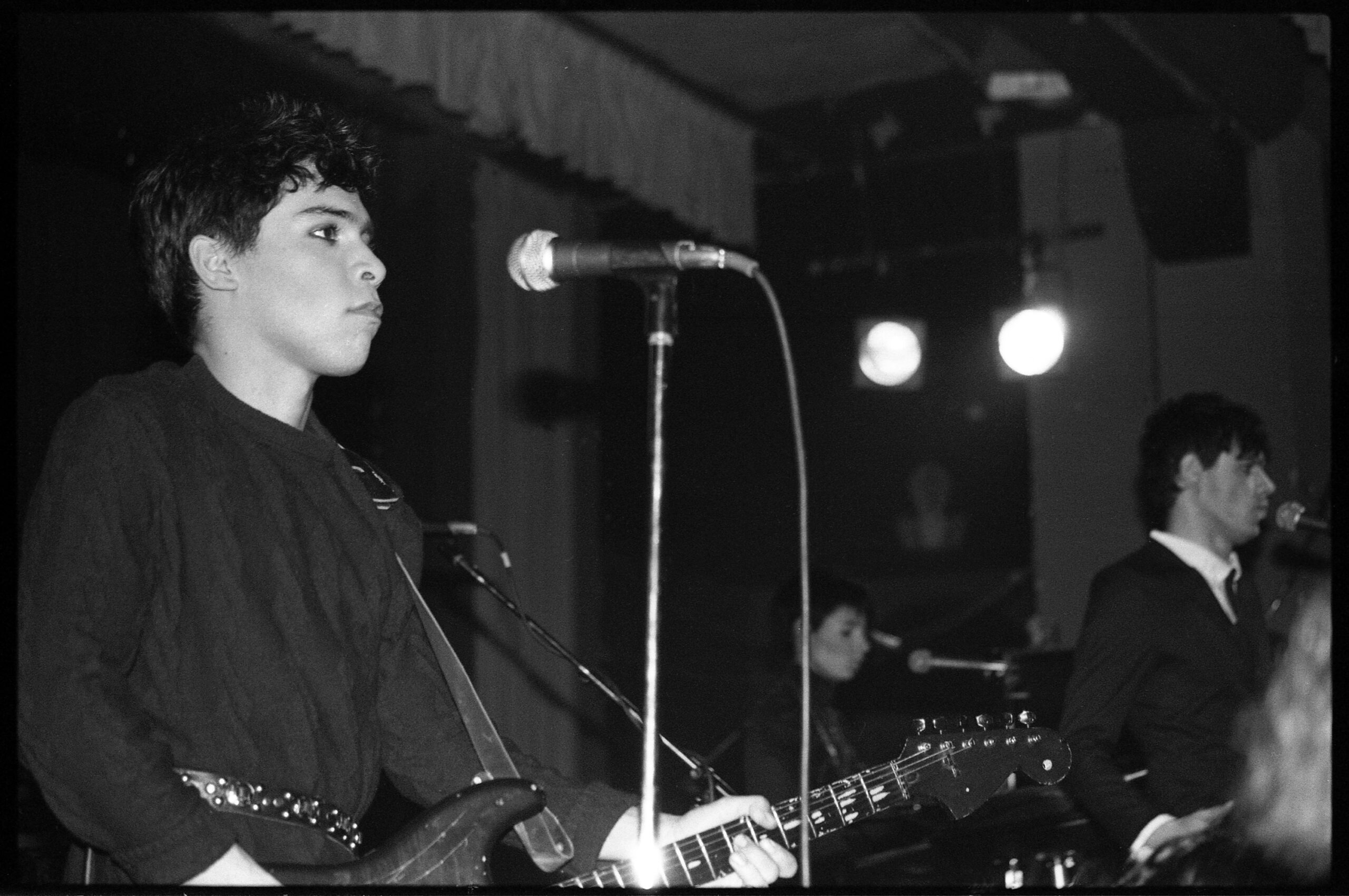 Ron Reyes and Jim Cummins onstage.