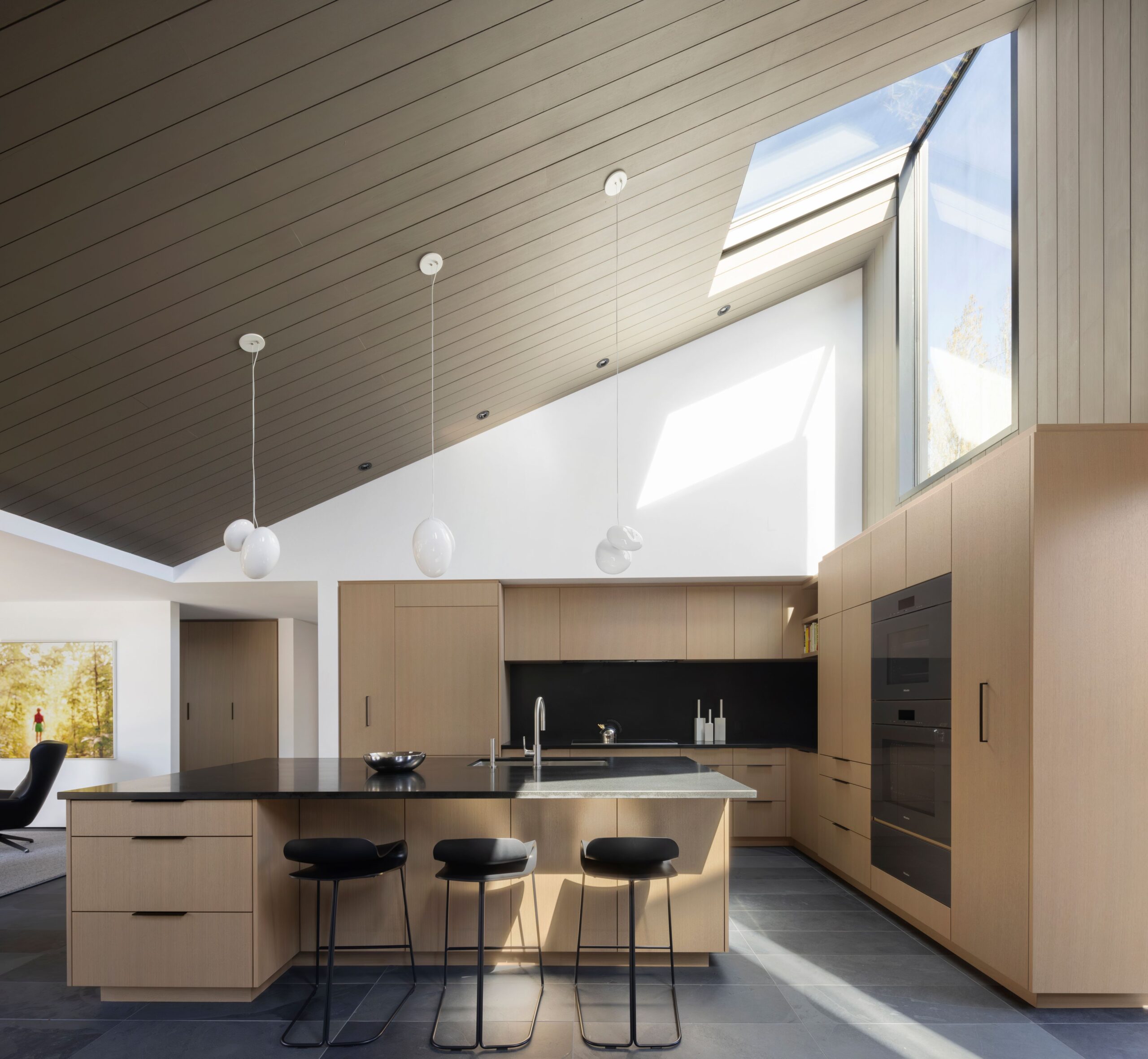 The kitchen inside Paddock House.