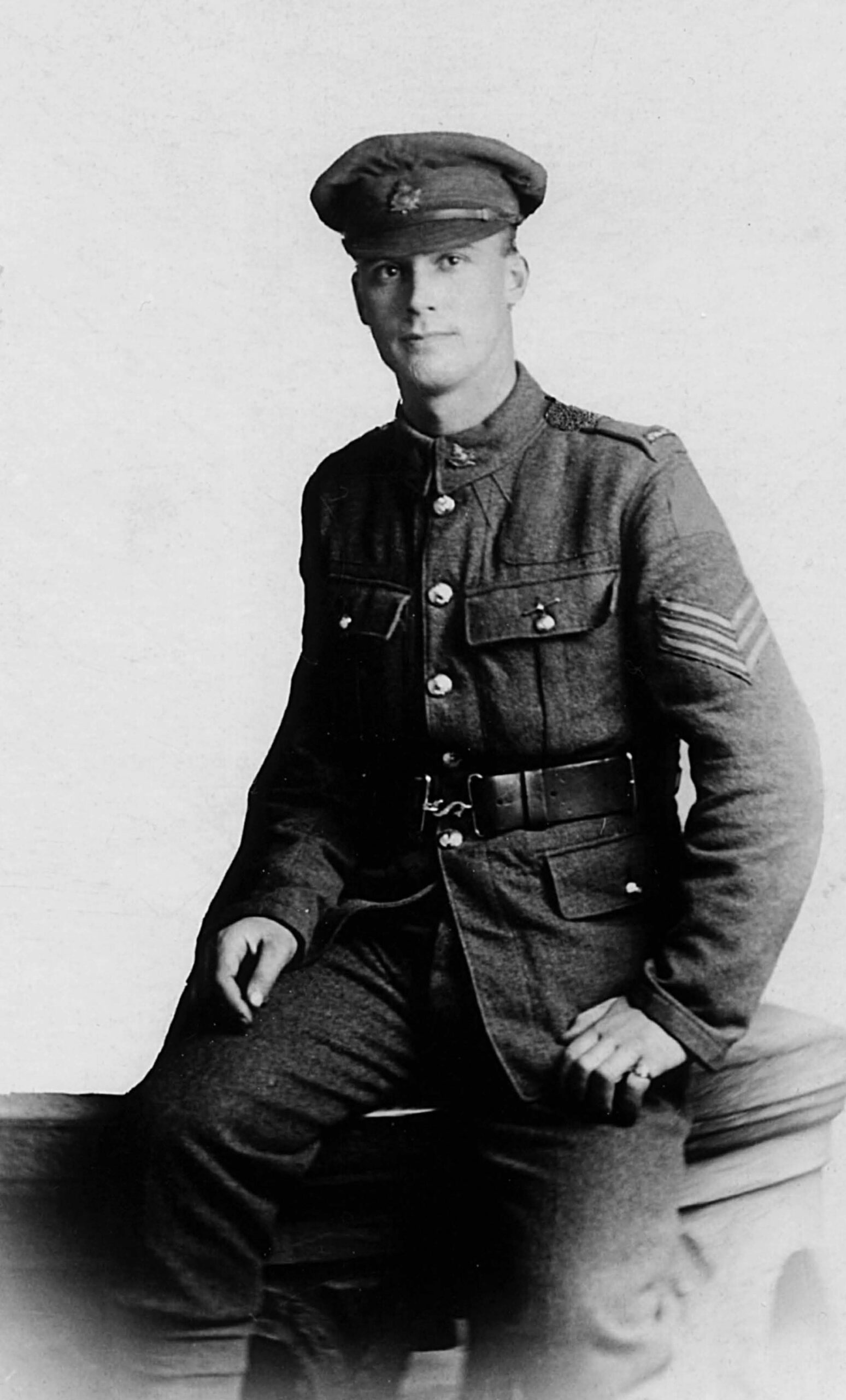 A Canadian soldier in the First World War.