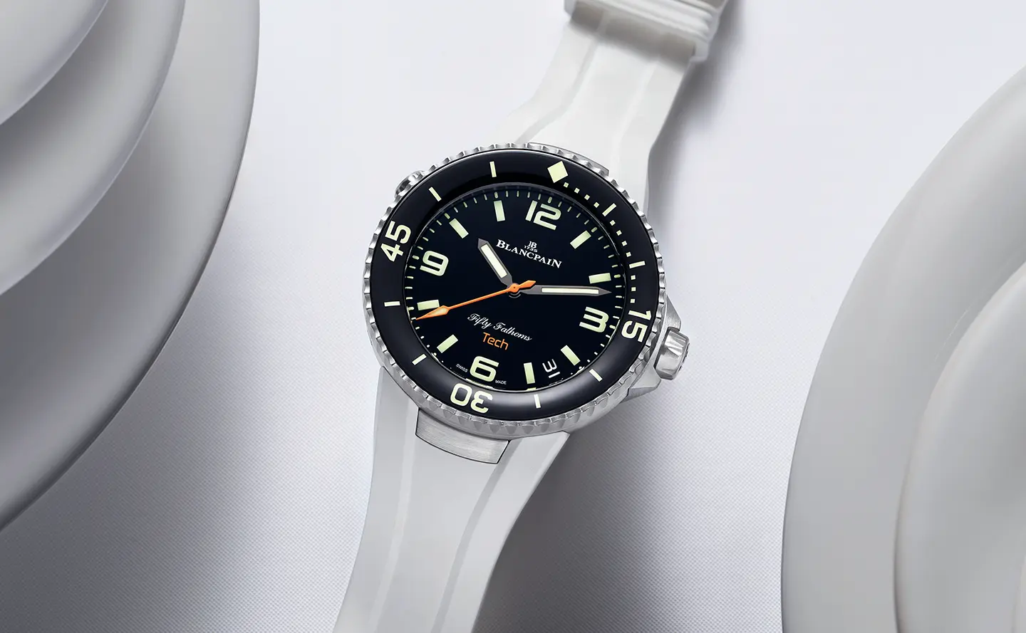 A silver Blancpain wristwatch, part of our autumn wishlist.
