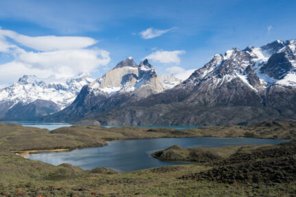 A mountain range in Patagonia.
